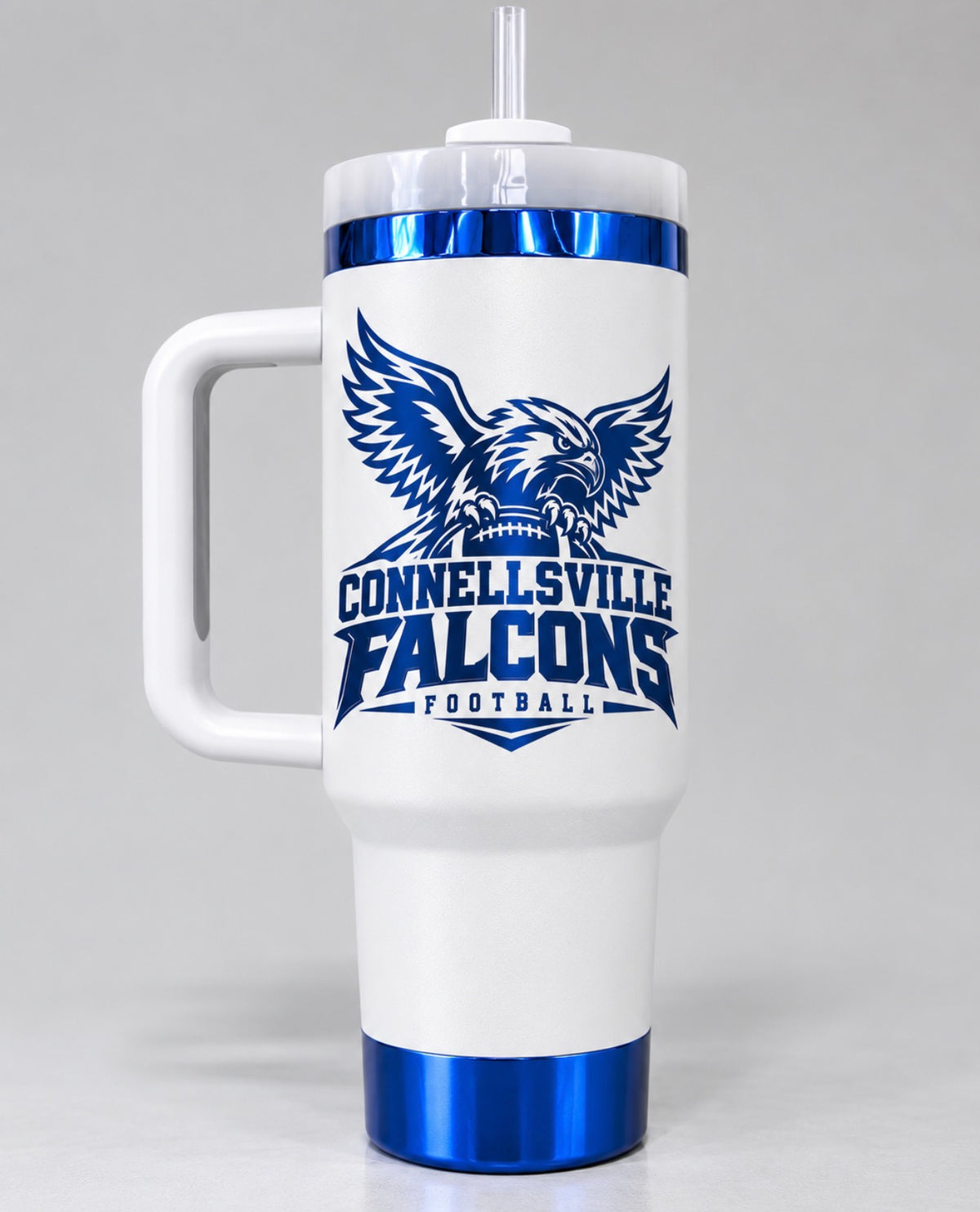Connellsville Falcons engraved tumbler