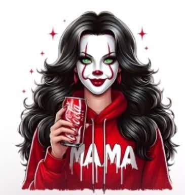 Clown Mama w/ Cola T-Shirt