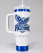 Connellsville Falcons engraved tumbler