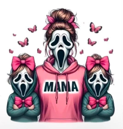 Ghostface Mama w/ Girls T-Shirt