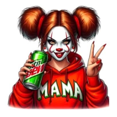 Clown Mama w/ Dew T-Shirt